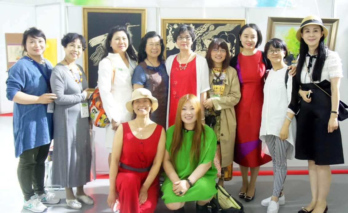 叶君萍出席2016韩国＂第二届国际书画节”