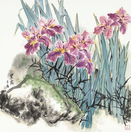 艳冠群芳,-中国女子书画会功勋艺术家